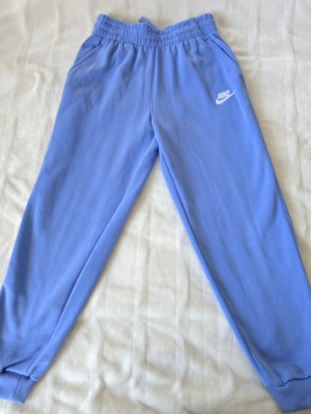 Nike Kids Light Blue Fleece Joggers